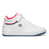 Sneakers alte bianche con dettagli blu e rossi Champion Rebound Vintage, Brand, SKU s322500030, Immagine 0